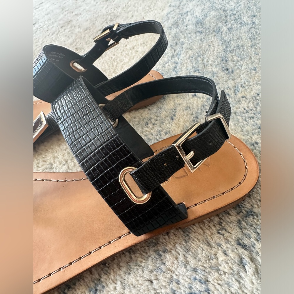 Aldo Sandals Black Size 7.5 - Picture 5 of 8